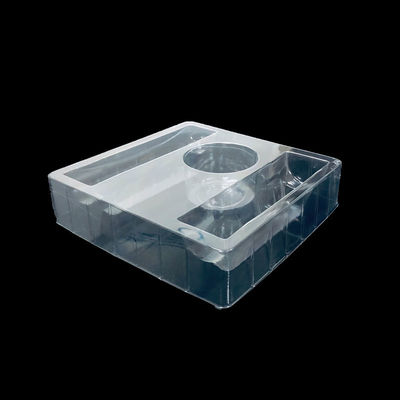 Anpassungsfähige Form und Größe Kosmetische Verpackung Transparentes PET-Blister-Tray für Hautpflege-Kit