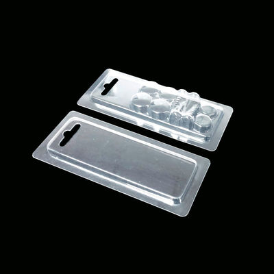 Verpackungssicherheit im Kontakt mit Lebensmitteln Genehmigung Durchsichtiges PVC-Blasen-Formbad mit Deckel