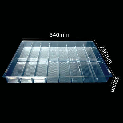 Durchsichtige PET-Blisterverpackung für Eiswürfel Tray Kaltbeständige Kunststoffbox OEM Eisblock