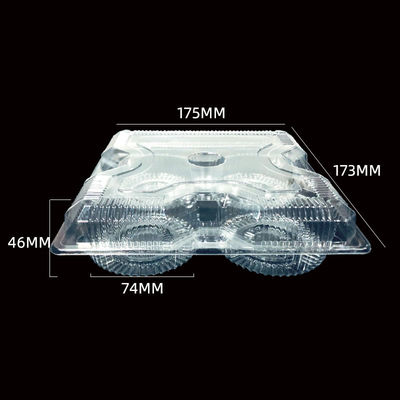 SH-0058 OEM Einwegverpackung aus transparenter PET-Plastik für die Verpackung von Eierkuchen zum Mitnehmen