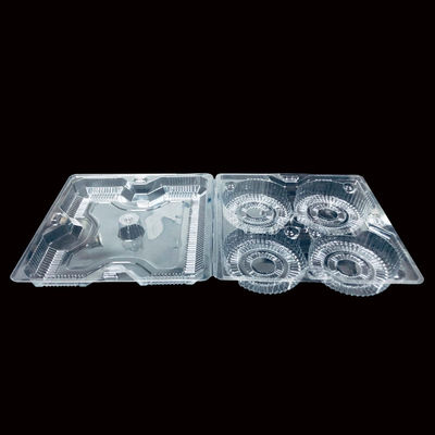 SH-0058 OEM Einwegverpackung aus transparenter PET-Plastik für die Verpackung von Eierkuchen zum Mitnehmen