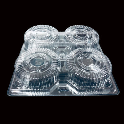 SH-0058 OEM Einwegverpackung aus transparenter PET-Plastik für die Verpackung von Eierkuchen zum Mitnehmen