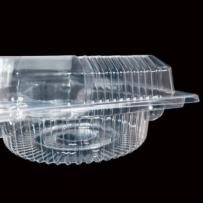 SH-0058 OEM Einwegverpackung aus transparenter PET-Plastik für die Verpackung von Eierkuchen zum Mitnehmen