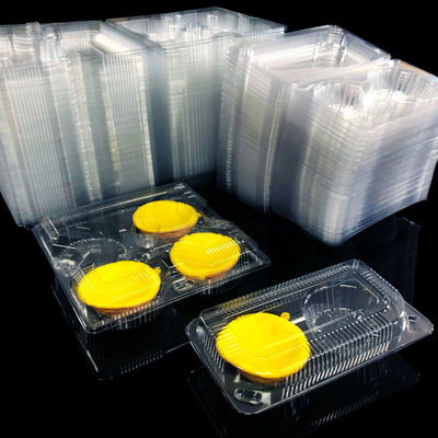 SH-0058 OEM Einwegverpackung aus transparenter PET-Plastik für die Verpackung von Eierkuchen zum Mitnehmen