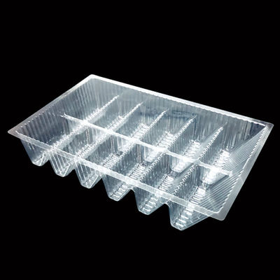 Wiederverwertbare Materialien Eigenschaft angepasste klare PET-Blister-Tray für Süßwaren