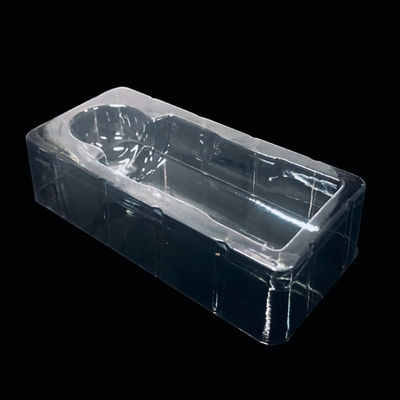 Persönlich angepasste klare PET Blister Tray für Lotion Flasche Einfügen Tray geformt Tray