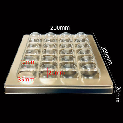 Plastik-Box Blister Tray mit Deckel für Makkaron Kekse Gebäck und ISO9001 zertifiziert