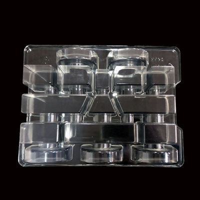 Transparentes PET-Blister-Tray für Hardwarekomponenten von Verpackungsgeräten aus recycelbarem Kunststoff