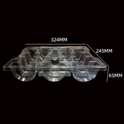 Transparentes PET-Blister-Tray für Hardwarekomponenten von Verpackungsgeräten aus recycelbarem Kunststoff