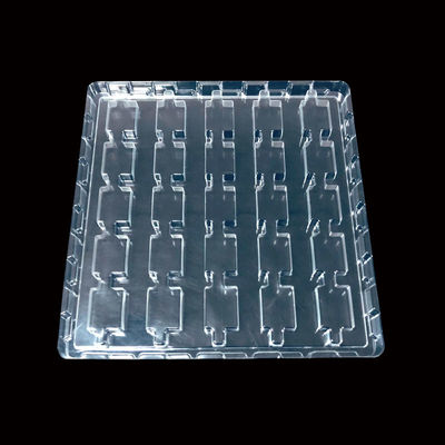 Durchsichtige PET-Umsatz-Plastikhalter-Blister-Tray für Halbleiterkomponenten
