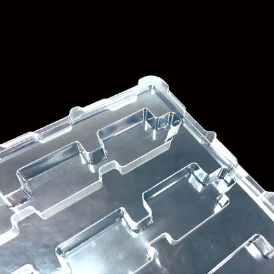 Durchsichtige PET-Umsatz-Plastikhalter-Blister-Tray für Halbleiterkomponenten