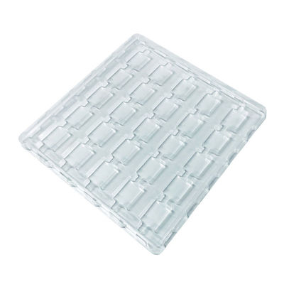 Durchsichtige PET-Umsatz-Plastikhalter-Blister-Tray für Halbleiterkomponenten