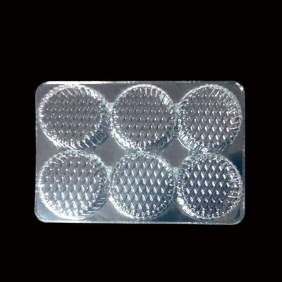 Lebensmittelqualität Durchsichtige PET-Blasen-Einsatzschachtel für Mochi Gebäck Kuchen Muffins Bäckerei