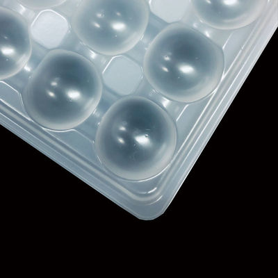 OEM ODM Natürliche weiße PP Blister-Tablett für Krakenkugeln Fleischkugeln Dicke 0,2-2,0 mm