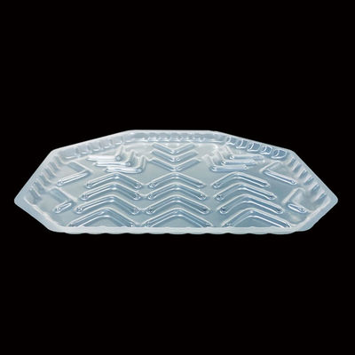 Custom PP Blister Tray für Deli-Lebensmittel -18°C Kältebeständig Mikrowelle-sichere Kunststoffart PP