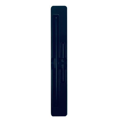 Custom Luxus Plastik-Tablett Schwarz Matt PS Blister Verpackung für Augenbrauen Bleistifte