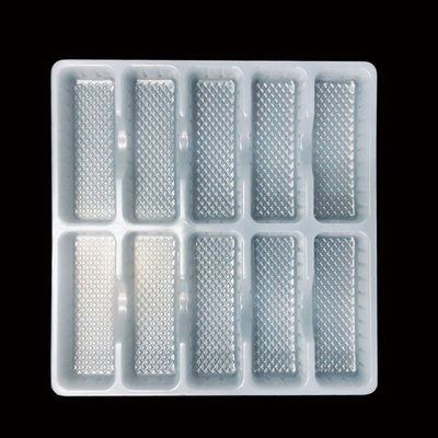 OEM natürliche weiße Lebensmittelqualität PP Blister Einfügen Tabelle für Kekse Gebäck Kuchen HN-0017