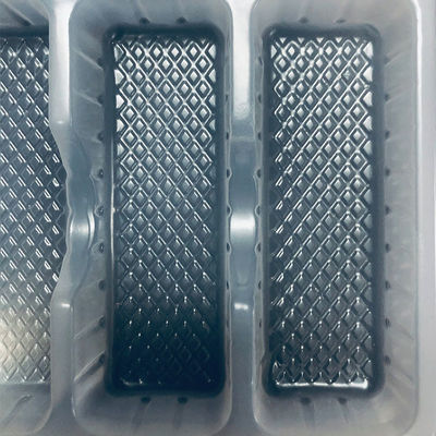 OEM natürliche weiße Lebensmittelqualität PP Blister Einfügen Tabelle für Kekse Gebäck Kuchen HN-0017