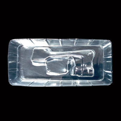 Customized Clear PET Blister Insert Tray für Chrome Nagelpulver Jar Make-up Tools gemacht