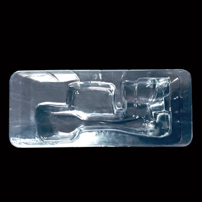 Customized Clear PET Blister Insert Tray für Chrome Nagelpulver Jar Make-up Tools gemacht
