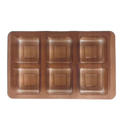 ISO45001 zugelassenes Amber PET-Tray für Mondkuchen Gebäck in Vakuumformmaterial