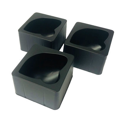 Zulassung zur Verpackungssicherheit für Lebensmittelkontakt SH-0060 Anpassungsfähige schwarze PS-Blisterboxen