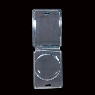 Durchsichtige PET-Hinged Plastikverpackung Clamshell Blister für Falschnägel ISO9001 zugelassen