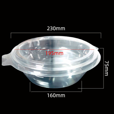 Anpassungsgröße Klares PET-Blasen-Clamshell für Luftbrenner Papier Aluminiumfolie Schalen