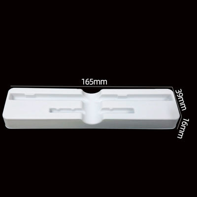 ISO-zertifiziertes Eigendesign Matte Textur Weiß PS Blister Tray für Augenbrauen Bleistift