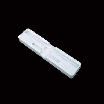 ISO-zertifiziertes Eigendesign Matte Textur Weiß PS Blister Tray für Augenbrauen Bleistift