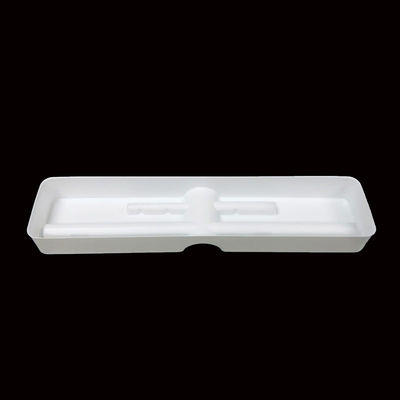 ISO-zertifiziertes Eigendesign Matte Textur Weiß PS Blister Tray für Augenbrauen Bleistift