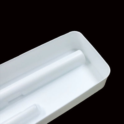 ISO-zertifiziertes Eigendesign Matte Textur Weiß PS Blister Tray für Augenbrauen Bleistift