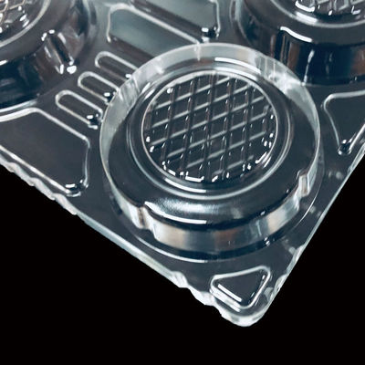 SH-0263 PET klares Vakuum-Formieren geformtes Tablett für Softdrinks Boba Tee