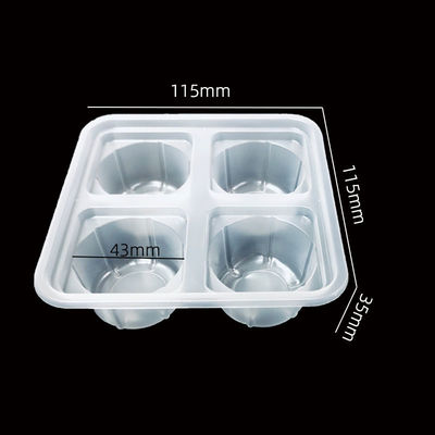 Individuell angefertigte Kältebeständige PP-Blister-Tablett für Fischkugeln Fleischkugeln Lebensmittelverpackungen