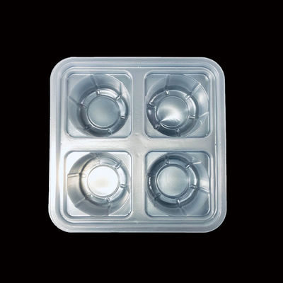 Individuell angefertigte Kältebeständige PP-Blister-Tablett für Fischkugeln Fleischkugeln Lebensmittelverpackungen