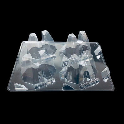 Transparente PET Umsatz Kunststoffverpackung Blister Tray für Automobile Komponenten Direkt