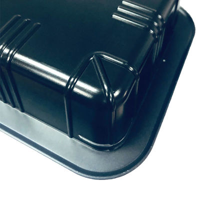 39000 Quadratmeter Produktionsfläche Maßgeschneiderte Einweg-Schwarze PP-Blister-Tray für Lebensmittel