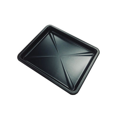 Kältebeständige Kunststoff-Lebensmittelplatte Schwarz PP Blister-Tray für Rindfleisch-Scheiben