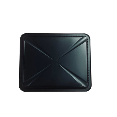 Kältebeständige Kunststoff-Lebensmittelplatte Schwarz PP Blister-Tray für Rindfleisch-Scheiben