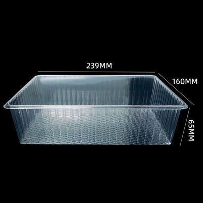 Durchsichtige PET-Plastik-Boxen Blasenbehälter für Brot Bäckerei Muffin Kuchen Salat angepasst