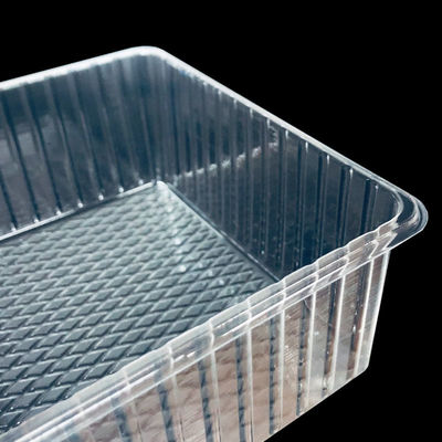 Durchsichtige PET-Plastik-Boxen Blasenbehälter für Brot Bäckerei Muffin Kuchen Salat angepasst