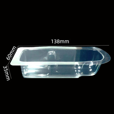 Durchsichtige PET Vollgesichtsdichtung Wärmedruckblister für Nasensprayer Robuste OEM-Verpackung