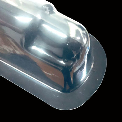 Durchsichtige PET Vollgesichtsdichtung Wärmedruckblister für Nasensprayer Robuste OEM-Verpackung