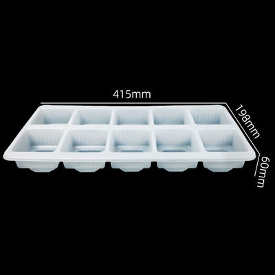 39000 Quadratmeter Produktionsfläche Custom Acht Sektionen PP Blister Tray für Mini-Kuchen Cupcake