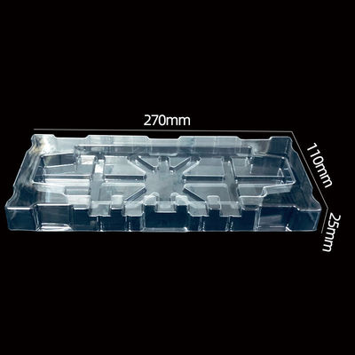 Blisterverpackung kundenspezifische klare PET-geformte Kunststoff-Einsatzschachtel für elektronische Teile