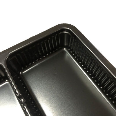 PP Blister Tray für Lebensmittel Anpassungsfähig Einweg-Mikrowellenträger Kältebeständig BPA-frei