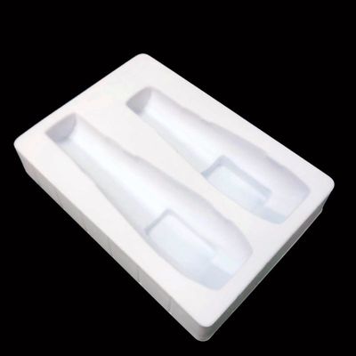Custom White PVC Flocking Box MOQ 10000 Stück für maßgeschneiderte Verpackung von Hautpflege-Set