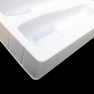 Custom White PVC Flocking Box MOQ 10000 Stück für maßgeschneiderte Verpackung von Hautpflege-Set